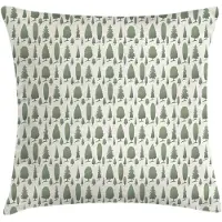 Abakuhaus Bos kussenhoes – Woudbomen – 40x40 cm – Omkeerbaar, rits