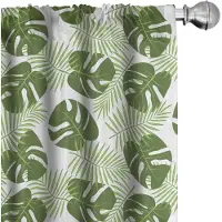 Abakuhaus gordijnen – 2x75x175 cm – microvezel – groen lichtgroen