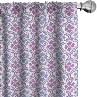 Abakuhaus Bloemen Gordijnen – 2x Panelen 75x225 cm – microvezel