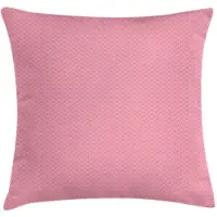 Abakuhaus Kussenhoes – 40x40 cm – Klavertjevier-patroon – Pastelroze/Wit