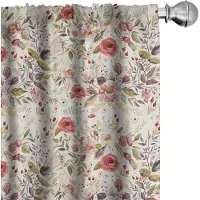 Abakuhaus Voorhangen Set 2x75x225 cm – Multicolor Microvezel