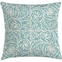 Abakuhaus Kussenhoes – Gebloemd 50x50 cm – Tweezijdig – Blauw/Beige