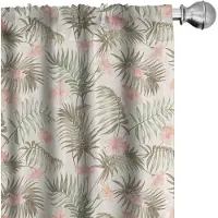 Abakuhaus Palme Voorhangen – 2x75x245 cm – Microvezel – Semi-donkerend