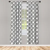 Abakuhaus voetbalgordijnen – 2x75x225 cm – microvezel, roedezak