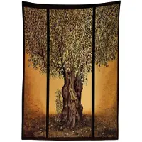 Abakuhaus tafelkleed – 140x170 cm – veelkleurig satijn, wasbaar