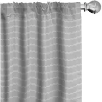 Abakuhaus Chevron gordijnen – 2x75x225 cm – Microvezel, verduisterend, parelgrijs