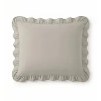 Sleeptime lazy kussenslopen ruffles - Beige/Grijs - Per 2 stuks