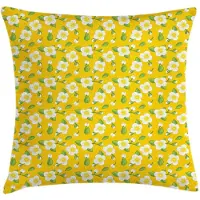 Abakuhaus Jasmin Kussenhoes – Dubbelzijdig – 40x40 cm – Geel-Groen