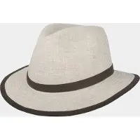 Hatland Esteban - Linnen hoed - Naturel - Assorti - XL