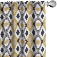Abakuhaus Abstracte Voorhangen – Diamant Oneindigheid – 2x75x245 cm