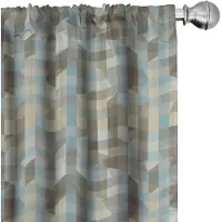 Abakuhaus Gordijnen – Geometrische Soft-Vertical 2x75x175 – tancreme