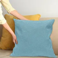Abakuhaus geometrische kussenhoes – dubbelzijdig 45x45 cm – hemelsblauw
