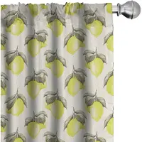 Abakuhaus Natuur Voorhangen – Geometrische print – 2x75x245 cm – microvezel