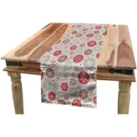 Abakuhaus Tafelloper – Sneeuwvlokontwerp – 40×225 cm