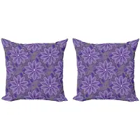 Abakuhaus – Mandala Kussenhoes Set 2x40x40 cm – Dubbeldruk – Multicolor