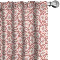 Abakuhaus Koralle Gordijnen – 2x75x225 cm – Microvezel – Halfverduisterend