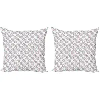 Abakuhaus Kussenhoes Set 2x45x45 cm – Dubbelzijdig Digitaalprint