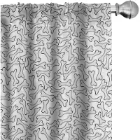 Abakuhaus Voorhangen – 2-delig Paneelset Mikrofaser – Pale Grijs 150x225 cm