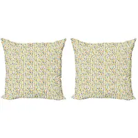Abakuhaus Kussenhoes Set – 50x50 cm – Dubbelzijdig Digitaaldruck – Multicolor