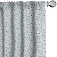 Abakuhaus Oosterse gordijnen – 2x75x245 cm – babyblauw