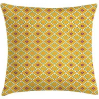 Abakuhaus Geometrische Rhombus-kussenhoes – Dubbelzijdig bedrukt, 50x50 cm