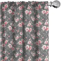 Abakuhaus Shabby Flora Gordijnset – 2x75×225 cm – Mikrofaser – Meerkleurig