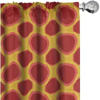 Abakuhaus Panelgordijnen – 2x75x225 cm – Microvezel – Halfdonker – Bloemen