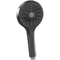 Brauer Handdouche 3 Standen Gunmetal Geborsteld