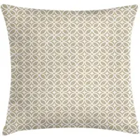 Abakuhaus Geometrische kussenhoes – Dubbelzijdig bedrukt, 45x45 cm, Schemering & Wit