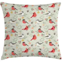 Abakuhaus Kussenhoes – Winterdecoraties – 45x45 cm – Groen/Multicolor