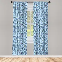 Abakuhaus Boze Oog Venstergordijnen – 2-delige set 75x175 cm Kleurrijk