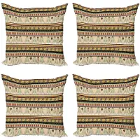 Abakuhaus – Egyptische kussenhoezen – set van 4x40 cm – dubbelzijdig bedrukt – veelkleurig