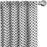 Abakuhaus – Effen gordijnen 2-delige set 75 x 175 cm – Microvezel, halfdonker
