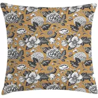 Abakuhaus kussenhoes – bloemen hondsroos – 45x45 cm – dubbelzijdig bedrukt