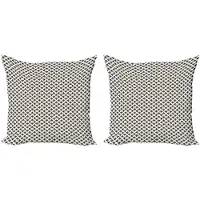 Abakuhaus Art Deco Kussenhoes Set 2x40x40 – Dubbelzijdig bedrukt – microvezel