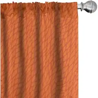 Abakuhaus Voorhang – verbrand oranje 2x75x245 cm – microvezel, verduisterend