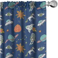 Abakuhaus Ruimtegordijnen – 2x75x245 cm – Microvezel – Veelkleurig