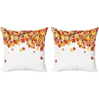 Abakuhaus Herfstkussensloopset (2 stuks), Romantisch herfstseizoen, 45 cm, Multicolor