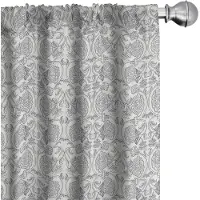 Abakuhaus – Viktoriaanse Voorhangen – 2x75x245 cm – Mikrofaser – Halfdonker
