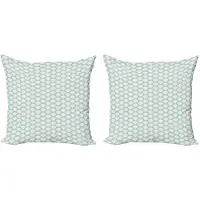Abakuhaus Kussenhoes – Set 2x50x50 cm – Dubbelzijdig bedrukt – Mikrofaser