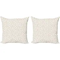 Abakuhaus – Kussenhoes 2x50x50 cm – Multicolor – Dubbelzijdig