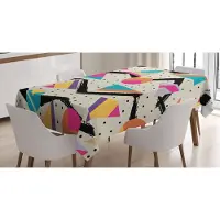 Abakuhaus Indie Tafelkleed – Memphis-stijl – 140x240 cm – veelkleurig – machinewasbaar