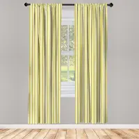 Abakuhaus Geel-Kokosnoot – 2-delig Raampaneel 75x245 cm – Microfiber