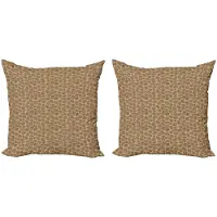 Abakuhaus Kussenhoes Set – Eikel Design, 50x50 cm – Dubbelzijdig bedrukt
