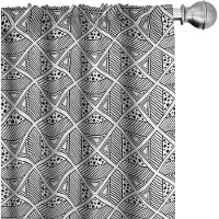 Abakuhaus Abstracte Gordijnen – Boho Geometrisch – 2x75x225 cm