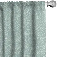 Abakuhaus 2-Pak Gordijnset – Microfiber, Halve verduistering, lichtblauw