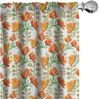 Abakuhaus Gordijnen – 2x75x225 cm – Microfaser – Bosgroen
