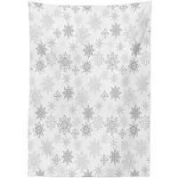 Abakuhaus Tafelkleed 140x170 – Satijn, Wasbaar, Binnen/Buiten – Wit/Grijs
