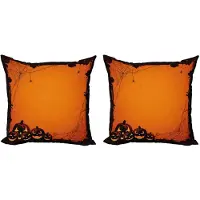 Abakuhaus Halloween kussenhoezen-set – 2x45x45 cm – dubbelzijdig bedrukt