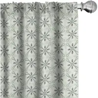 Abakuhaus Abstracte gordijnen – 2x75x245 cm – Microvezel – Reseda Groen